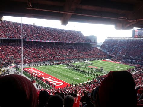 Section 11C, <b>Row</b> 35, Seat 7. . Ohio state front row